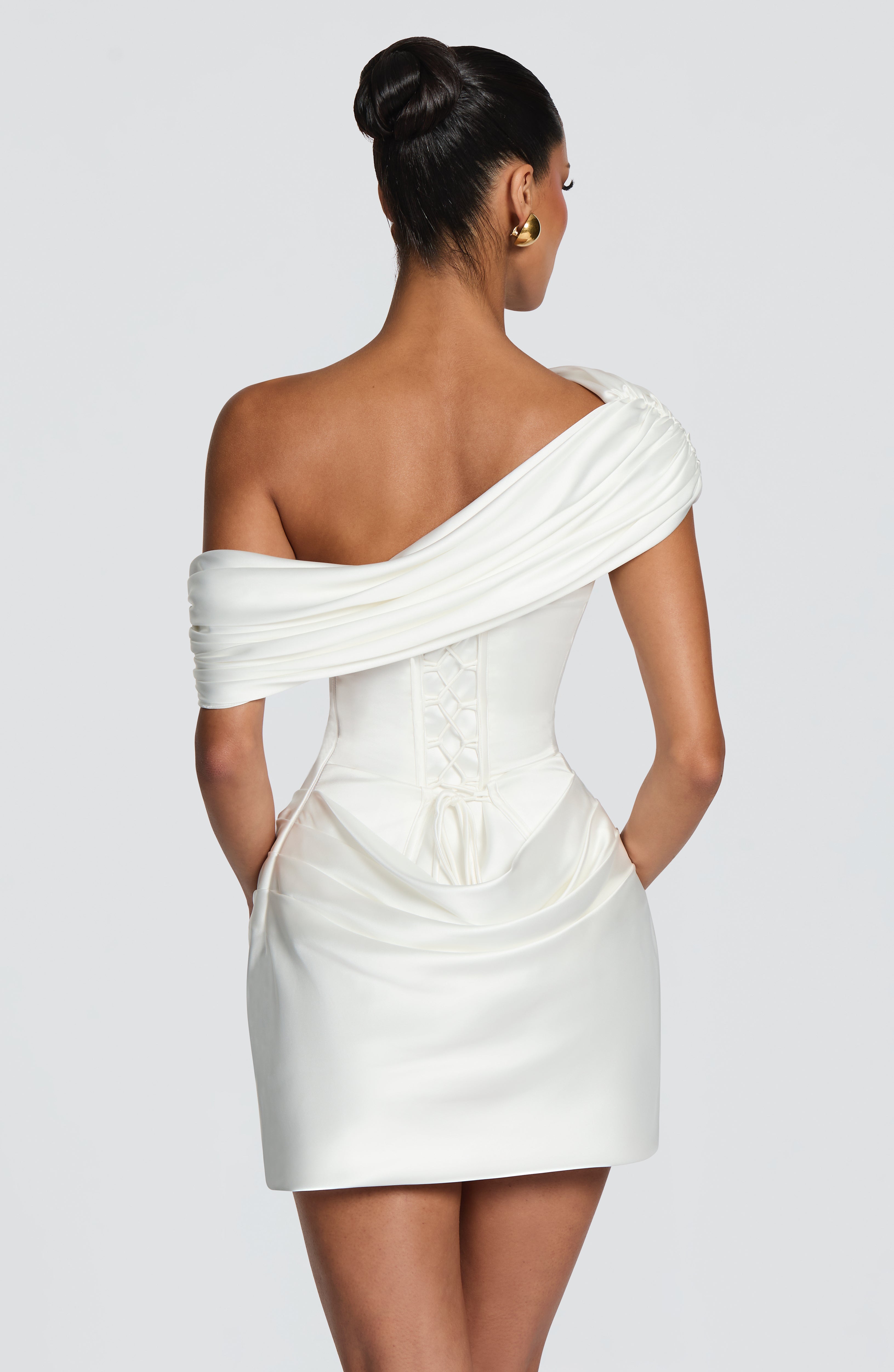 Ella Mini Dress - Ivory
